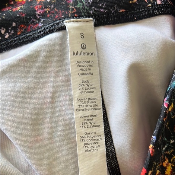 Lululemon Wunder Under Crop II (Special Edition) *Scallop 24" size 8 - Picture 9 of 11